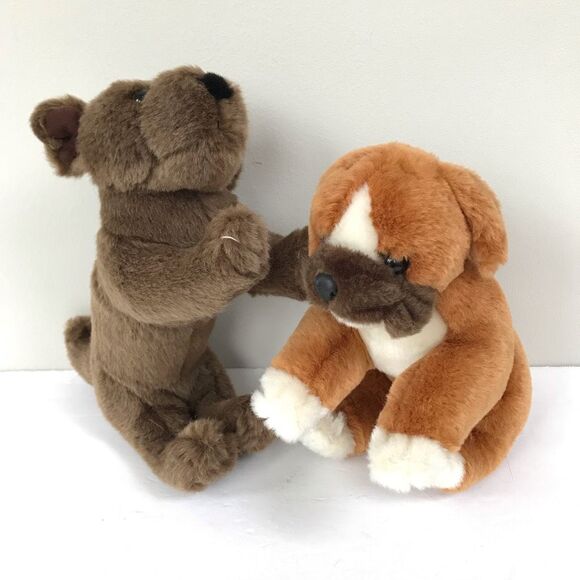 MELISSA & DOUG Dog Bed Full of Plush Stuffed Animals Adoption Puppies Set Of 6 - Picture 2 of 10